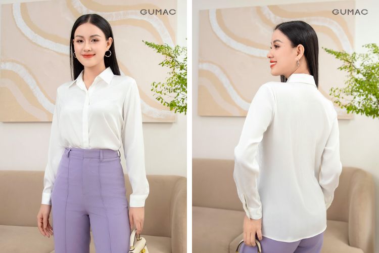 màu tím và màu trắng